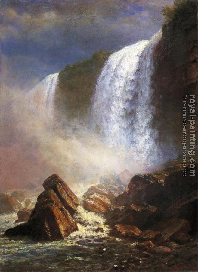 Albert Bierstadt : Falls of Niagara from Below